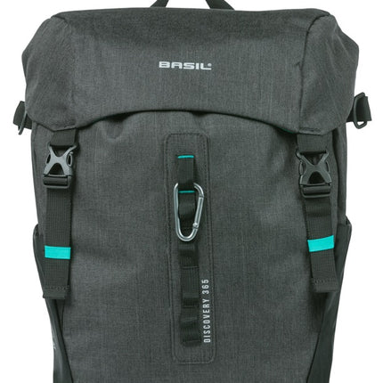 Enkele tas Basil Discovery 365D L MIK 20L 15 x 23 x 35 cm - zwart