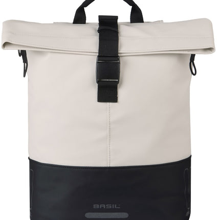 Cove shopper Basil MIK 14-16L 14 x 29 x 36 cm - zwart/wit - afbeelding 2