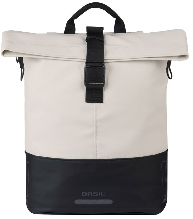 Cove shopper Basil MIK 14-16L 14 x 29 x 36 cm - zwart/wit - afbeelding 2