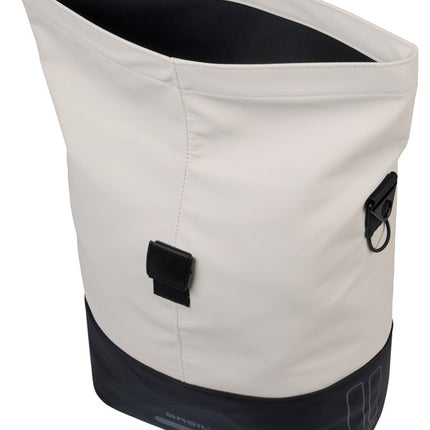 Cove shopper Basil MIK 14-16L 14 x 29 x 36 cm - zwart/wit - afbeelding 3
