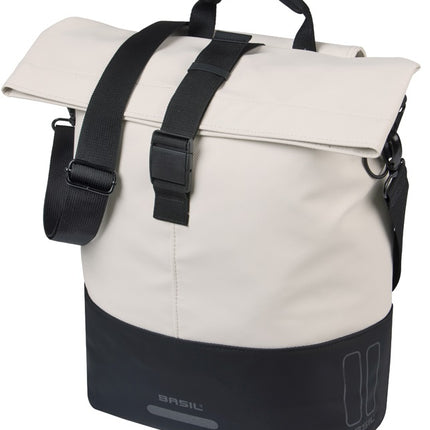 Cove shopper Basil MIK 14-16L 14 x 29 x 36 cm - zwart/wit