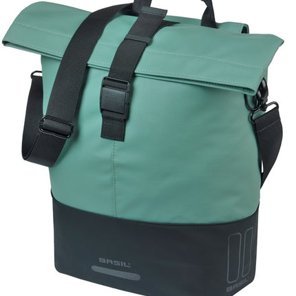 Cove shopper Basil MIK 14-16L 14 x 29 x 36 cm - groen/zwart