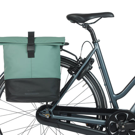 Cove shopper Basil MIK 14-16L 14 x 29 x 36 cm - groen/zwart - afbeelding 6