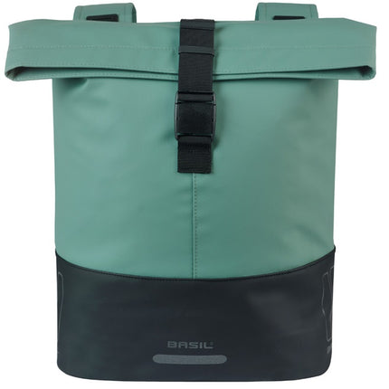 Dubbele fietstas Basil Cove 28-32L 14 x 29 x 36 cm - groen/zwart - afbeelding 2