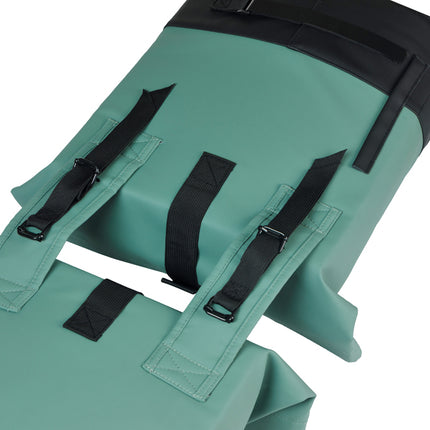 Dubbele fietstas Basil Cove 28-32L 14 x 29 x 36 cm - groen/zwart - afbeelding 4