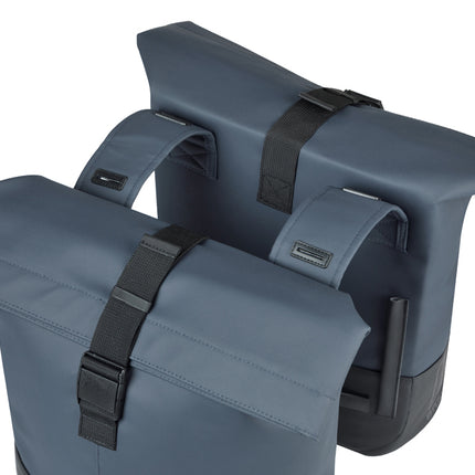 Dubbele fietstas Basil Cove 28-32L 14 x 29 x 36 cm - blauw/zwart - afbeelding 4