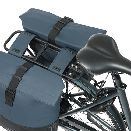 Dubbele fietstas Basil Cove 28-32L 14 x 29 x 36 cm - blauw/zwart - afbeelding 6
