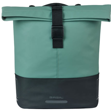 Dubbele fietstas Cove MIK 28-32L 14 x 29 x 36 cm - groen/zwart - afbeelding 2