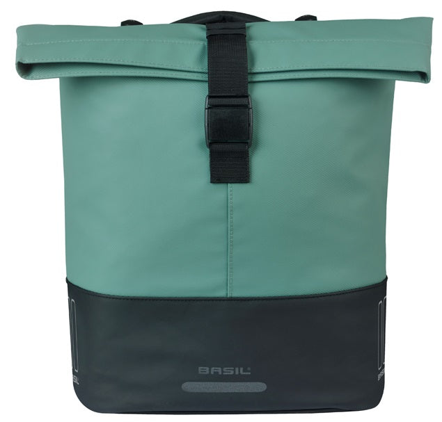 Dubbele fietstas Cove MIK 28-32L 14 x 29 x 36 cm - groen/zwart - afbeelding 2