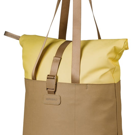 Fietsshopper Basil Vive Mik 15-20L 11 x 29 x 34 cm - zand/geel
