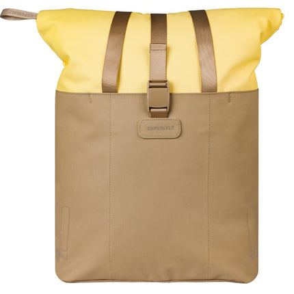 Fietsshopper Basil Vive Mik 15-20L 11 x 29 x 34 cm - zand/geel - afbeelding 3