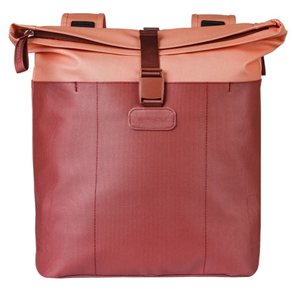 Dubbele fietstas Basil Vive 28-35L 14 x 30 x 38 cm - bordeaux/roze - afbeelding 2