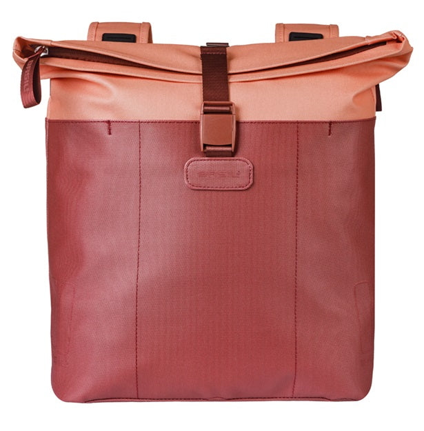 Dubbele fietstas Basil Vive 28-35L 14 x 30 x 38 cm - bordeaux/roze - afbeelding 2