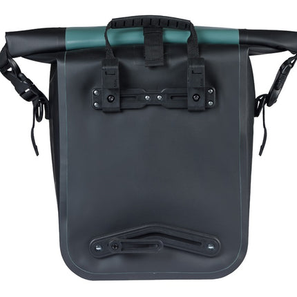 Enkele fietstas Basil Rivo M tarpaulin MIK 12-15L 14 x 25 x 38 cm - groen/zwart - afbeelding 5
