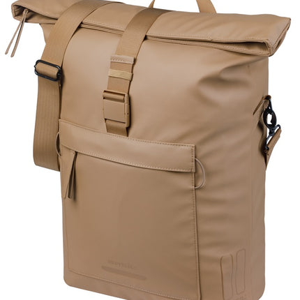 Fietsschoudertas Basil Brooklyn MIK 17L 14 x 32 x 40 cm - zand