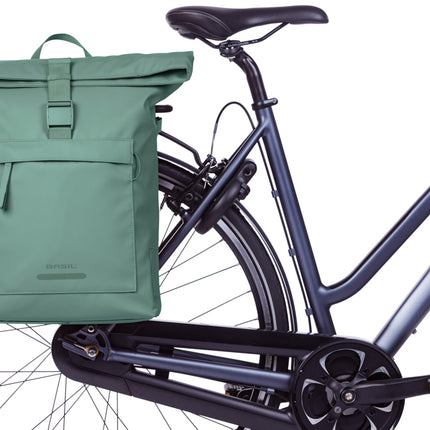 Fietsschoudertas Basil Brooklyn MIK 17L 14 x 32 x 40 cm - groen - afbeelding 6