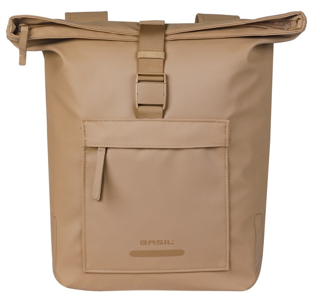 Dubbele fietstas Basil Brooklyn 41L 14 x 30 x 37 cm - zand - afbeelding 2