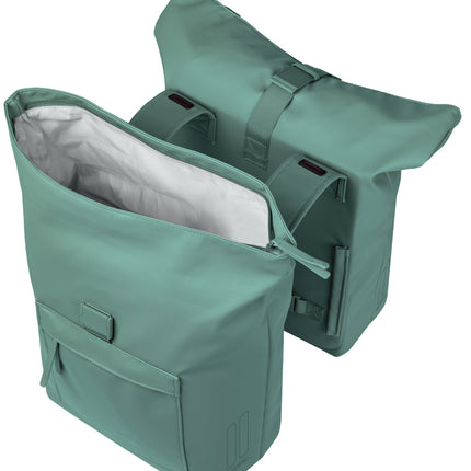 Dubbele fietstas Basil Brooklyn 41L 14 x 30 x 37 cm - groen - afbeelding 3