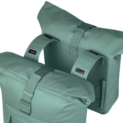 Dubbele fietstas Basil Brooklyn 41L 14 x 30 x 37 cm - groen - afbeelding 4
