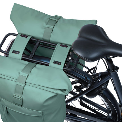 Dubbele fietstas Basil Brooklyn 41L 14 x 30 x 37 cm - groen - afbeelding 6