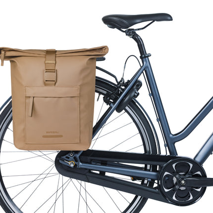 Dubbele fietstas Basil Brooklyn MIK 41L 14 x 30 x 37 cm - zand - afbeelding 6