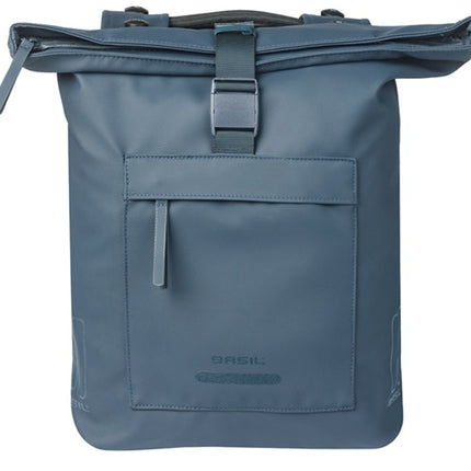 Dubbele fietstas Basil Brooklyn MIK 41L 14 x 30 x 37 cm - blauw - afbeelding 2