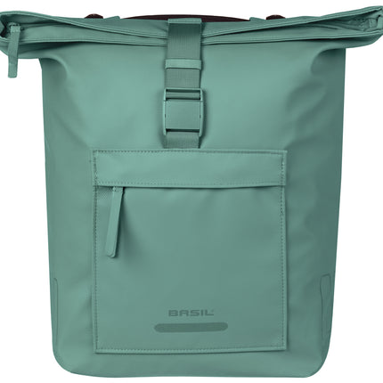 Dubbele fietstas Basil Brooklyn MIK 41L 14 x 30 x 37 cm - groen - afbeelding 2