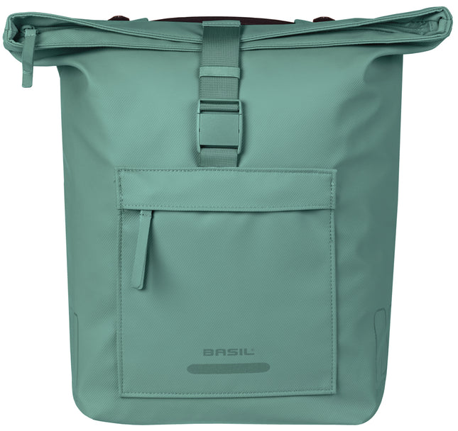 Dubbele fietstas Basil Brooklyn MIK 41L 14 x 30 x 37 cm - groen - afbeelding 2