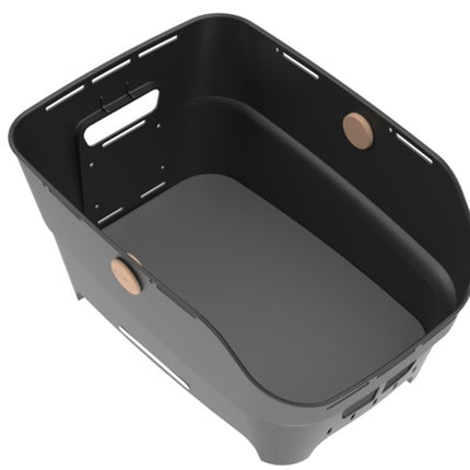 Fietsmand Basil Cento Neo WSL achter 46 x 23 x 14 cm - zwart - afbeelding 3