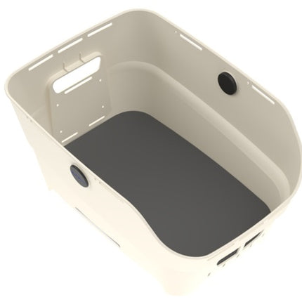 Fietsmand Basil Cento Neo WSL achter 46 x 23 x 14 cm - wit - afbeelding 3