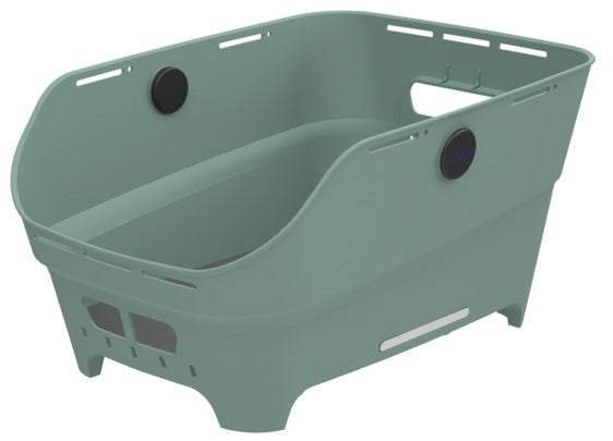 Fietsmand Basil Cento Neo WSL achter 46 x 23 x 14 cm - groen