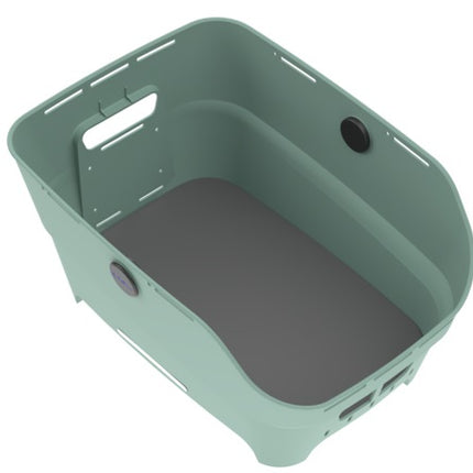 Fietsmand Basil Cento Neo WSL achter 46 x 23 x 14 cm - groen - afbeelding 3