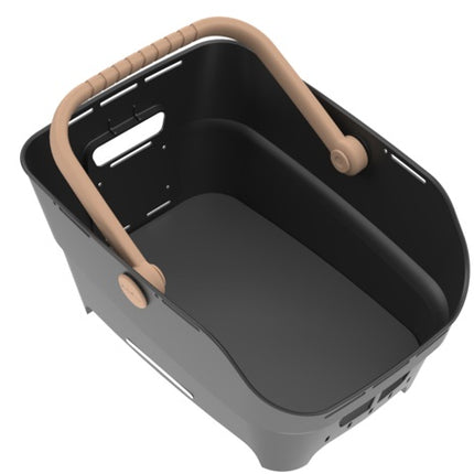 Fietsmand Basil Cento Neo achter 46 x 23 x 14 cm - zwart - afbeelding 3