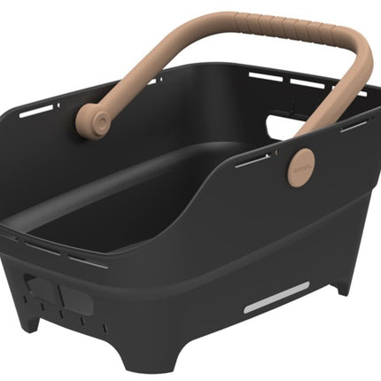 Fietsmand Basil Cento Neo MIK achter 46 x 23 x 14 cm - zwart
