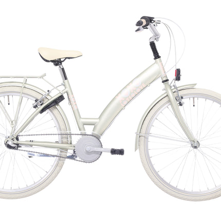 Kinderfiets Bikefun Lots of Love 24 inch met Nexus 3 versnelling/remnaaf - Desert Sage