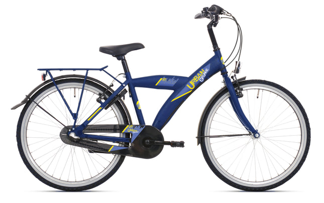 Kinderfiets Bikefun Urban City 26 inch  met Nexus 3 versnelling/remnaaf - Kobalt Mat Blauw