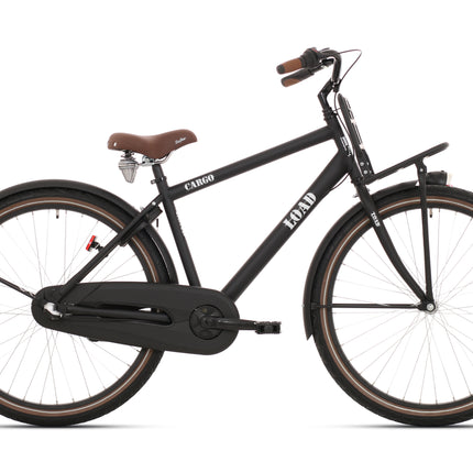 Kinderfiets Bikefun Load 20 inch met remnaaf - Mat Zwart