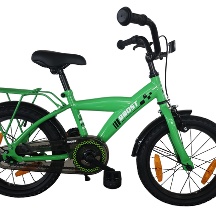 Kinderfiets Bikefun Boost 16 inch met remnaaf - Groen