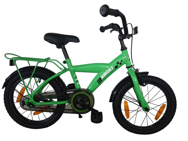 Kinderfiets Bikefun Boost 16 inch met remnaaf - Groen