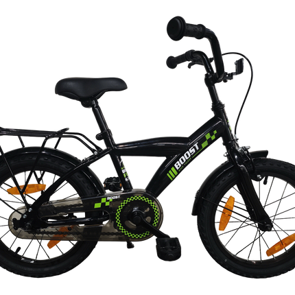 Kinderfiets Bikefun Boost 16 inch met remnaaf - Zwart