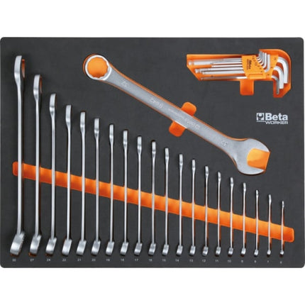 Werkplaatsinrichting Beta Tools C45PRO 2.0 X (RVS gecoat MDF werkblad) inclusief gratis 268-delige gereedschapsset - afbeelding 3