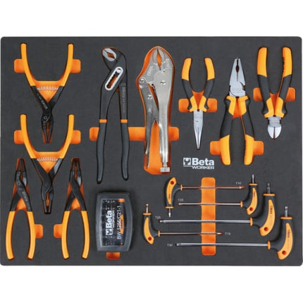 Werkplaatsinrichting Beta Tools C45PRO 2.0 X (RVS gecoat MDF werkblad) inclusief gratis 268-delige gereedschapsset - afbeelding 5