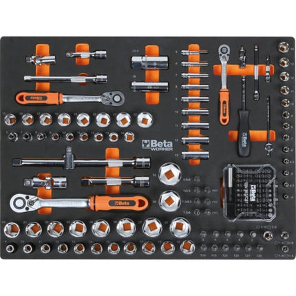 Werkplaatsinrichting Beta Tools C45PRO 2.0 X (RVS gecoat MDF werkblad) inclusief gratis 268-delige gereedschapsset - afbeelding 6