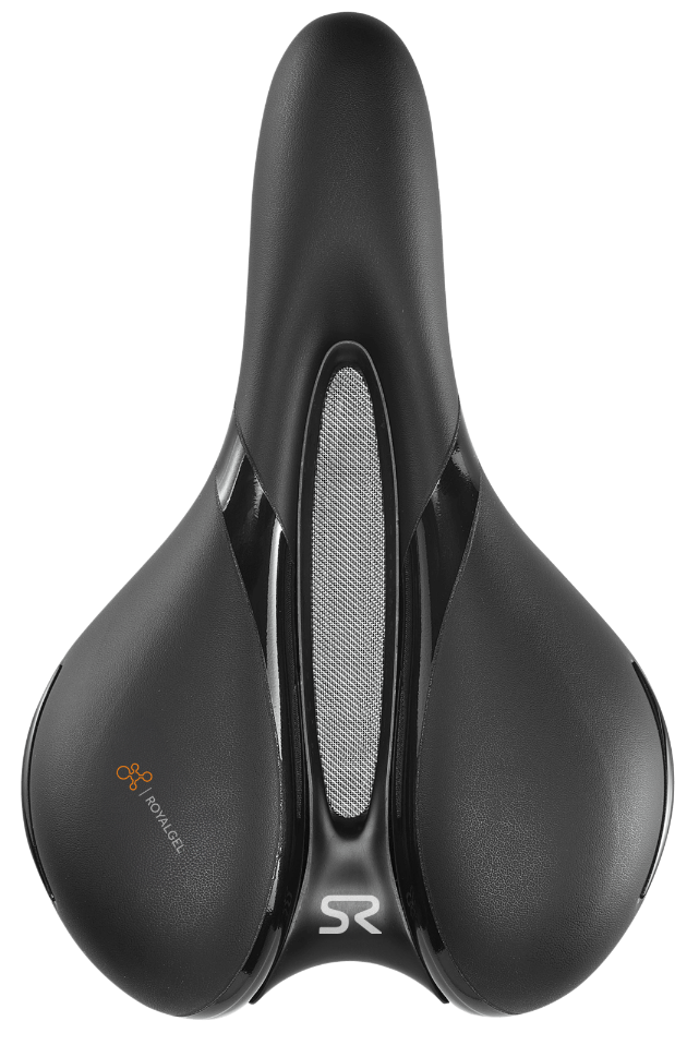 Fietszadel Selle Royal Respiro Moderate 60° - zwart - afbeelding 2