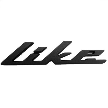sticker Kymco genuine word [like] grey matte new like 86202-acc1-e10-t02