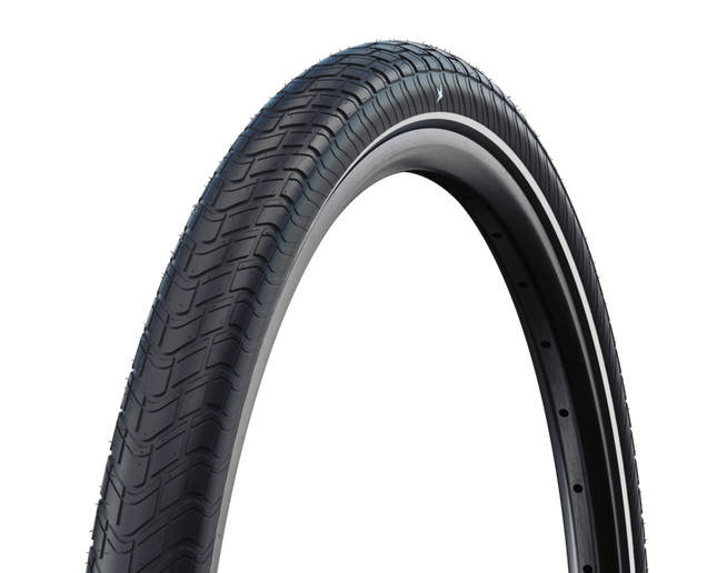 Buitenband Motion Big Apple RaceGuard 26 x 2.00 / 50-559 mm - zwart met reflectie