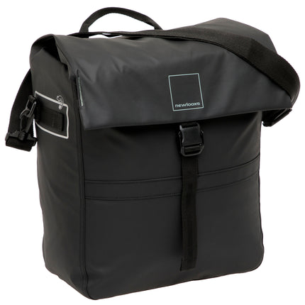 Enkele fietstas New Looxs Leeds Single - 19 liter - 33 x 18 x 38 cm - Black