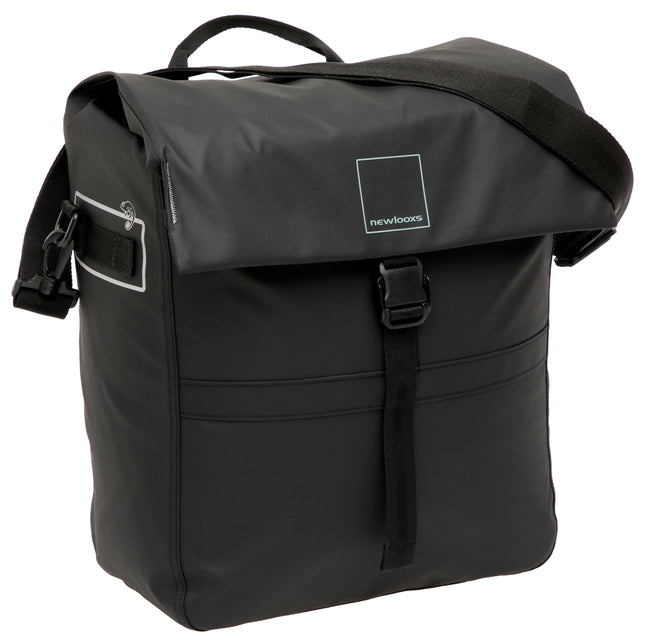 Enkele fietstas New Looxs Leeds Single - 19 liter - 33 x 18 x 38 cm - Black