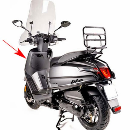 sierstrip Kymco origineel beenschild links zwart mat new like 64314-acc1-e10-66p