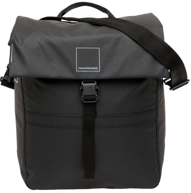 Enkele fietstas New Looxs Leeds Single - 19 liter - 33 x 18 x 38 cm - Black - afbeelding 2